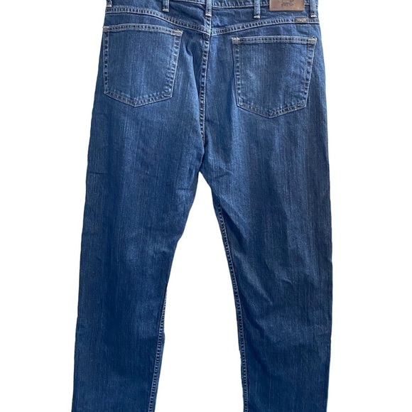 WRANGLER Advanced Comfort Jeans Denim Pants Size 38 X 30 Dark Wash - Picture 2 of 9